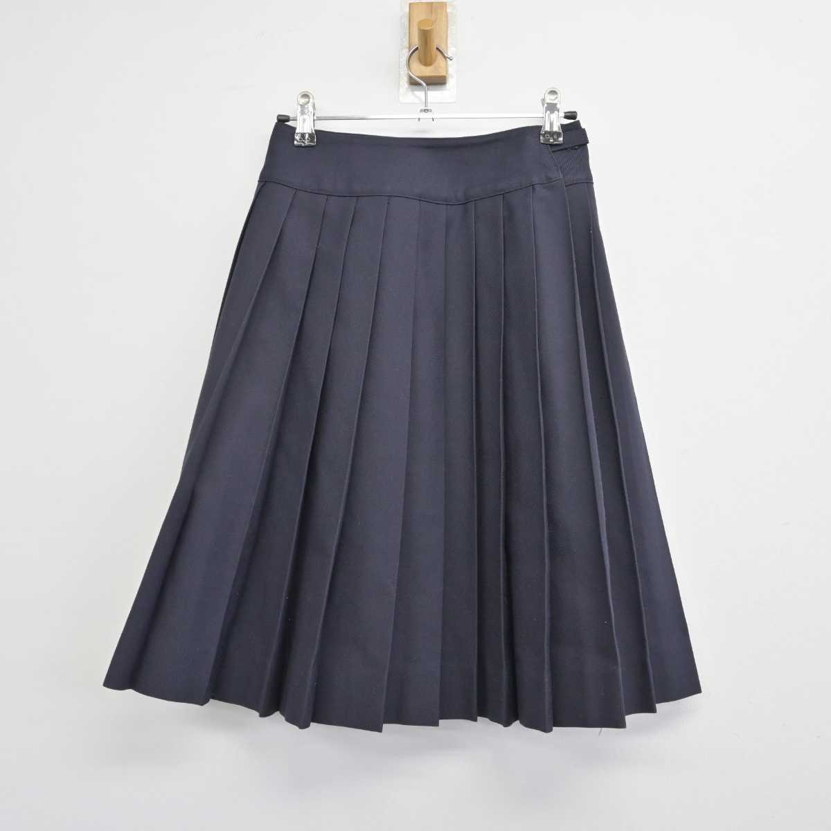 【中古】愛知県 桜花学園高等学校 女子制服 3点（セーラー服・スカート）sf032669