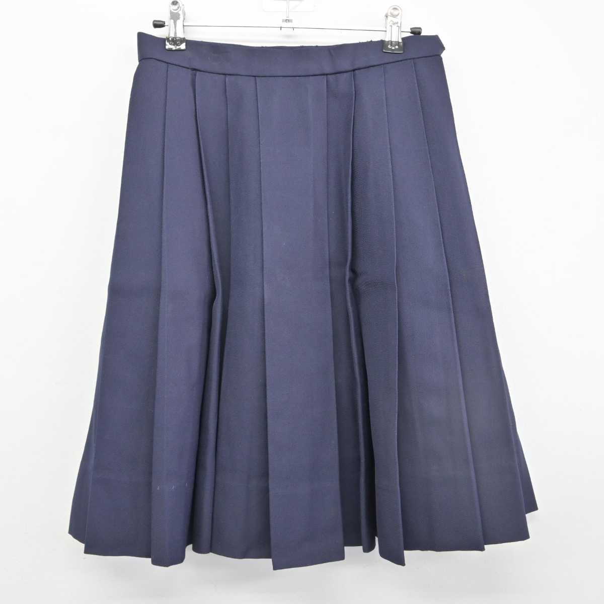 【中古】大阪府 大阪樟蔭女子高等学校 女子制服 2点（ニット・スカート）sf032693