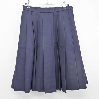 【中古】大阪府 大阪樟蔭女子高等学校 女子制服 2点（ニット・スカート）sf032693