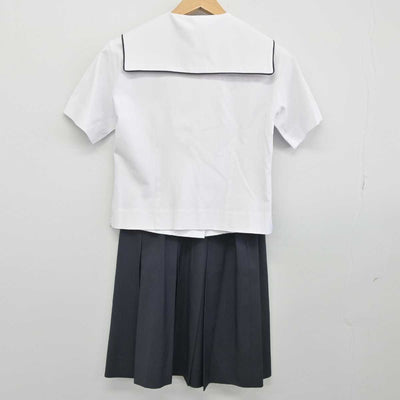 【中古】熊本県 熊本北高等学校 女子制服 3点（セーラー服・スカート）sf032704