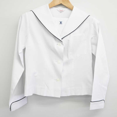 【中古】熊本県 熊本北高等学校 女子制服 2点（セーラー服・スカート）sf032706