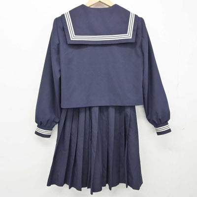 【中古】岐阜県 真正中学校 女子制服 3点（セーラー服・スカート）sf032727