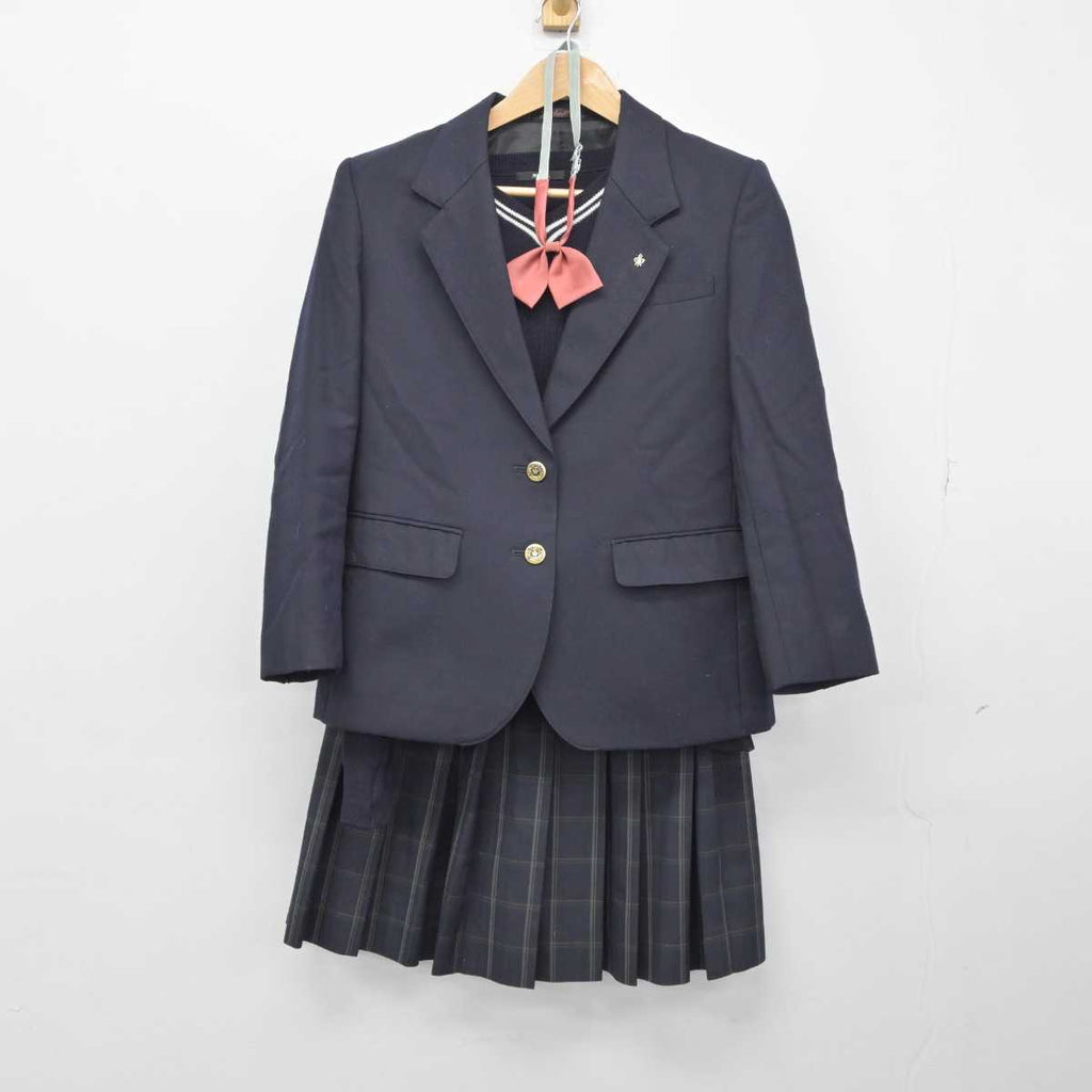 制服 高校 本物 中古】埼玉県 埼玉県立北本高等学校 女子制服 5点（ブレザー