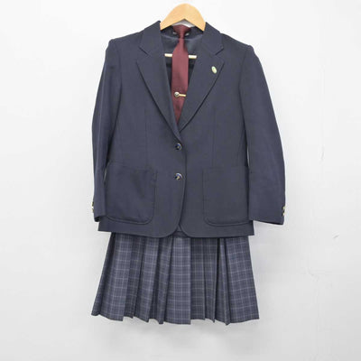 【中古】兵庫県 宝塚高等学校 女子制服 5点（ブレザー・スカート・その他アイテム）sf032738