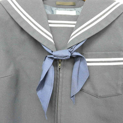 【中古】山口県 防府市立国府中学校 女子制服 3点（セーラー服・スカート）sf032739