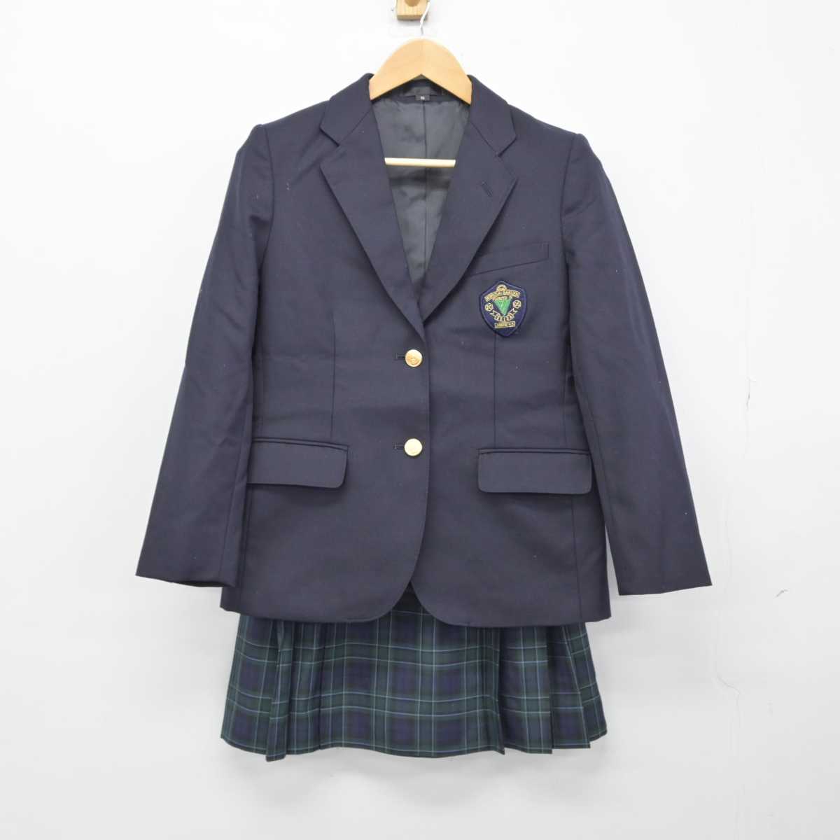 【中古】愛知県 星槎名古屋中学校 女子制服 2点（ブレザー・スカート）sf032751