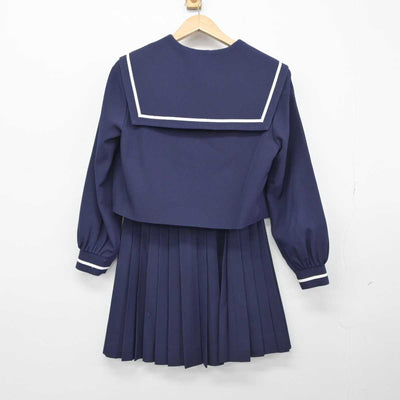 【中古】愛知県 金城学院高等学校 女子制服 2点（セーラー服・スカート）sf032760