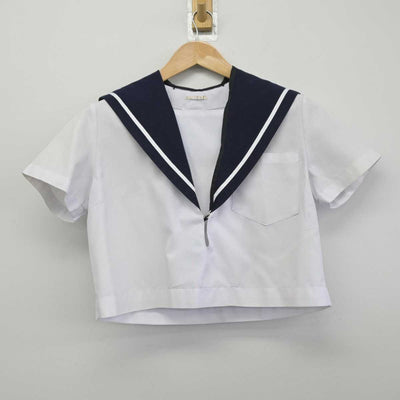 【中古】愛知県 金城学院高等学校 女子制服 2点（セーラー服）sf032761