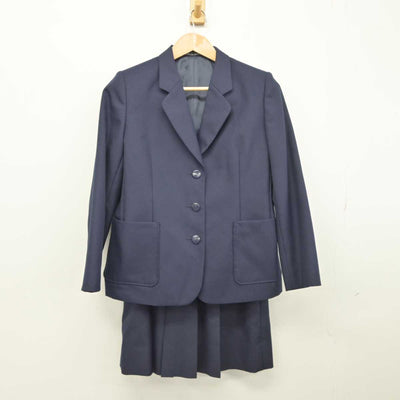 【中古】神奈川県 横浜市立共進中学校 女子制服 4点（ブレザー・ベスト・スカート）sf032770