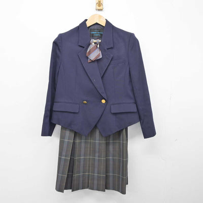 【中古】香川県 高松桜井高等学校 女子制服 4点（ブレザー・ベスト・スカート）sf032771