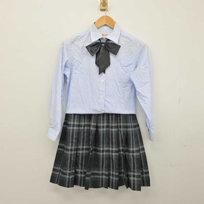 【中古】東京都 文京学院大学女子高等学校 女子制服 3点（シャツ・スカート）sf032775