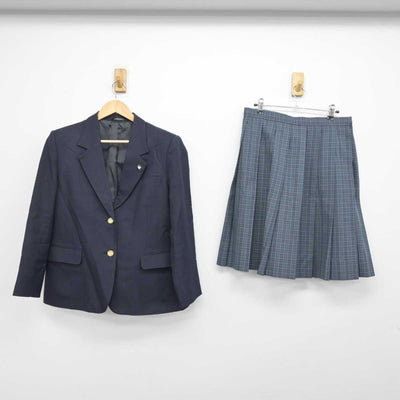 【中古】東京都 八王子市立みなみ野中学校 女子制服 4点（ブレザー・スカート・スカート）sf032791