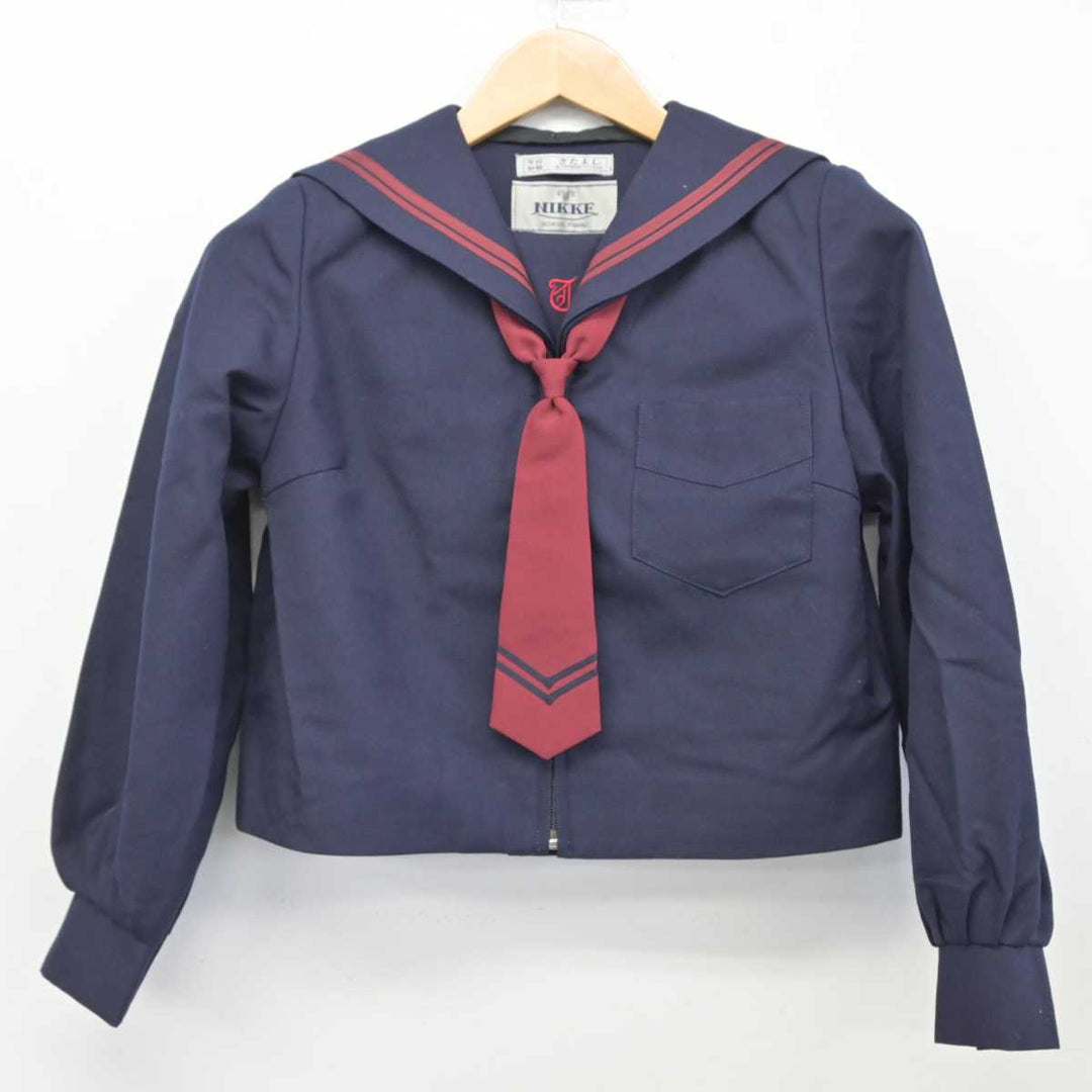 【中古】大阪府 堺市立津久野中学校 女子制服 2点（セーラー服・スカート）sf032800 | 中古制服通販パレイド