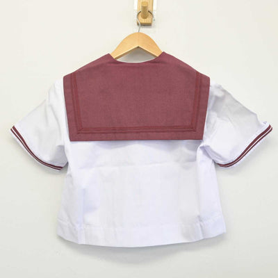 【中古】大阪府 堺市立津久野中学校 女子制服 3点(セーラー服・スカート)sf032802