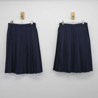 【中古】愛知県 豊田西高等学校 女子制服 2点（スカート・スカート）sf032816