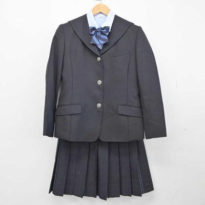 【中古】埼玉県 川口市立高等学校 女子制服 5点（ブレザー・ニット・シャツ・スカート）sf032823