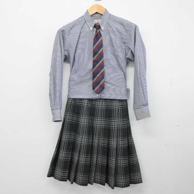 【中古】大分県 大分西高等学校 女子制服 4点（ブレザー・シャツ・スカート）sf032825