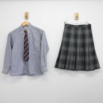 【中古】大分県 大分西高等学校 女子制服 4点（ブレザー・シャツ・スカート）sf032825