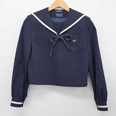 【中古】高知県 高知市立西部中学校 女子制服 3点（セーラー服・スカート）sf032837