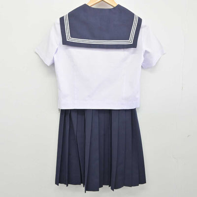 【中古】高知県 高知商業高等学校 女子制服 3点（セーラー服・スカート）sf032840