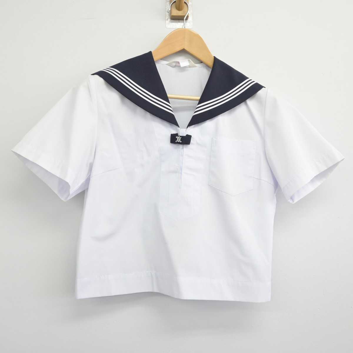 【中古】高知県 高知商業高等学校 女子制服 2点（セーラー服・セーラー服）sf032841