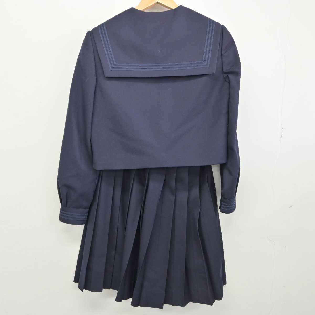 【中古】岩手県 花巻北高等学校 女子制服 2点（セーラー服・スカート）sf032842