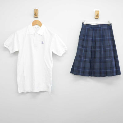 【中古】奈良県 橿原市立八木中学校 女子制服 2点（シャツ・スカート）sf032846