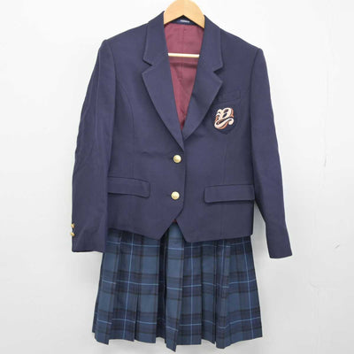 【中古】奈良県 橿原市立八木中学校 女子制服 3点（ブレザー・ベスト・スカート）sf032847