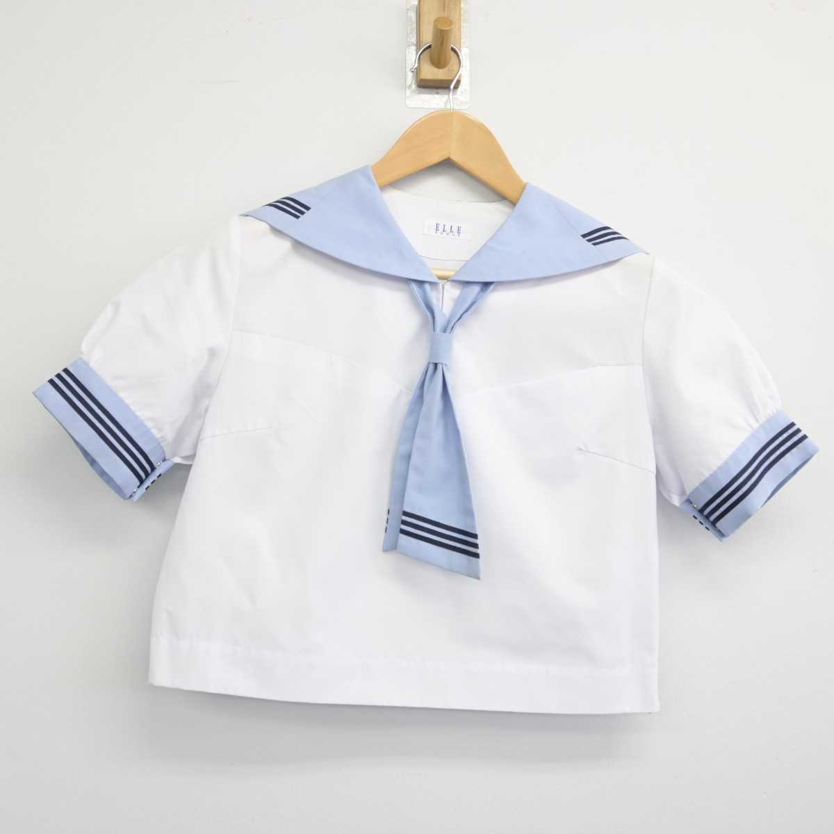 【中古】岩手県 花巻北高等学校 女子制服 2点（セーラー服・セーラー服）sf032849