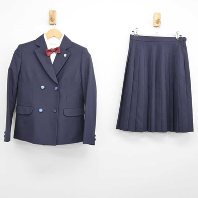 【中古】愛知県 名古屋商業高等学校 女子制服 6点（ブレザー・シャツ・スカート）sf032850