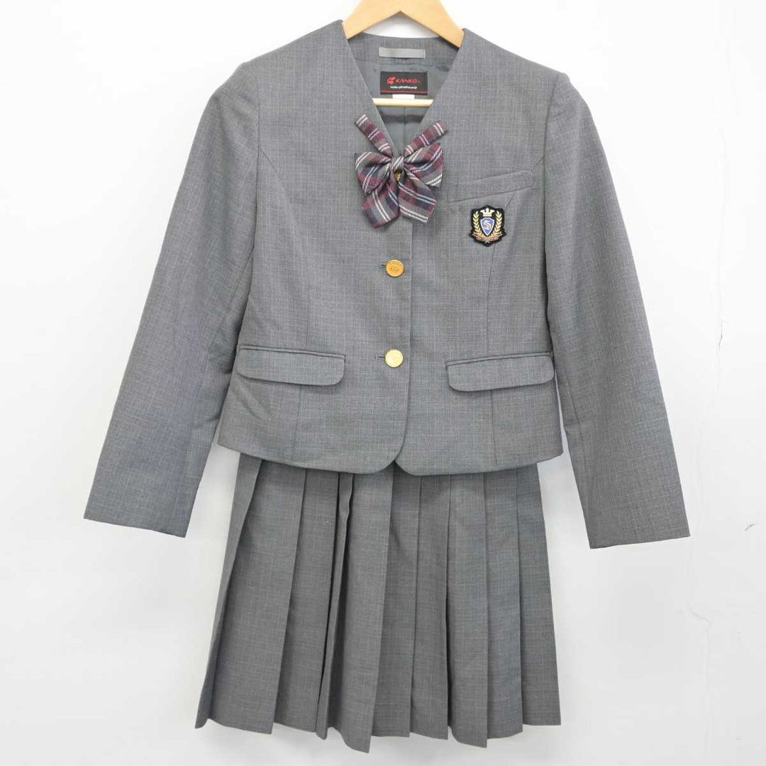 【中古】埼玉県 埼玉栄中学校 女子制服 3点（ブレザー・スカート）sf032856