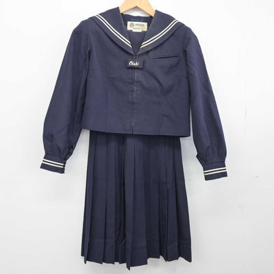 【中古】埼玉県 上尾市立大石中学校 女子制服 2点（セーラー服・スカート）sf032867