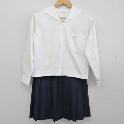 【中古】山口県 山口中央高等学校 女子制服 2点（セーラー服・スカート）sf032871