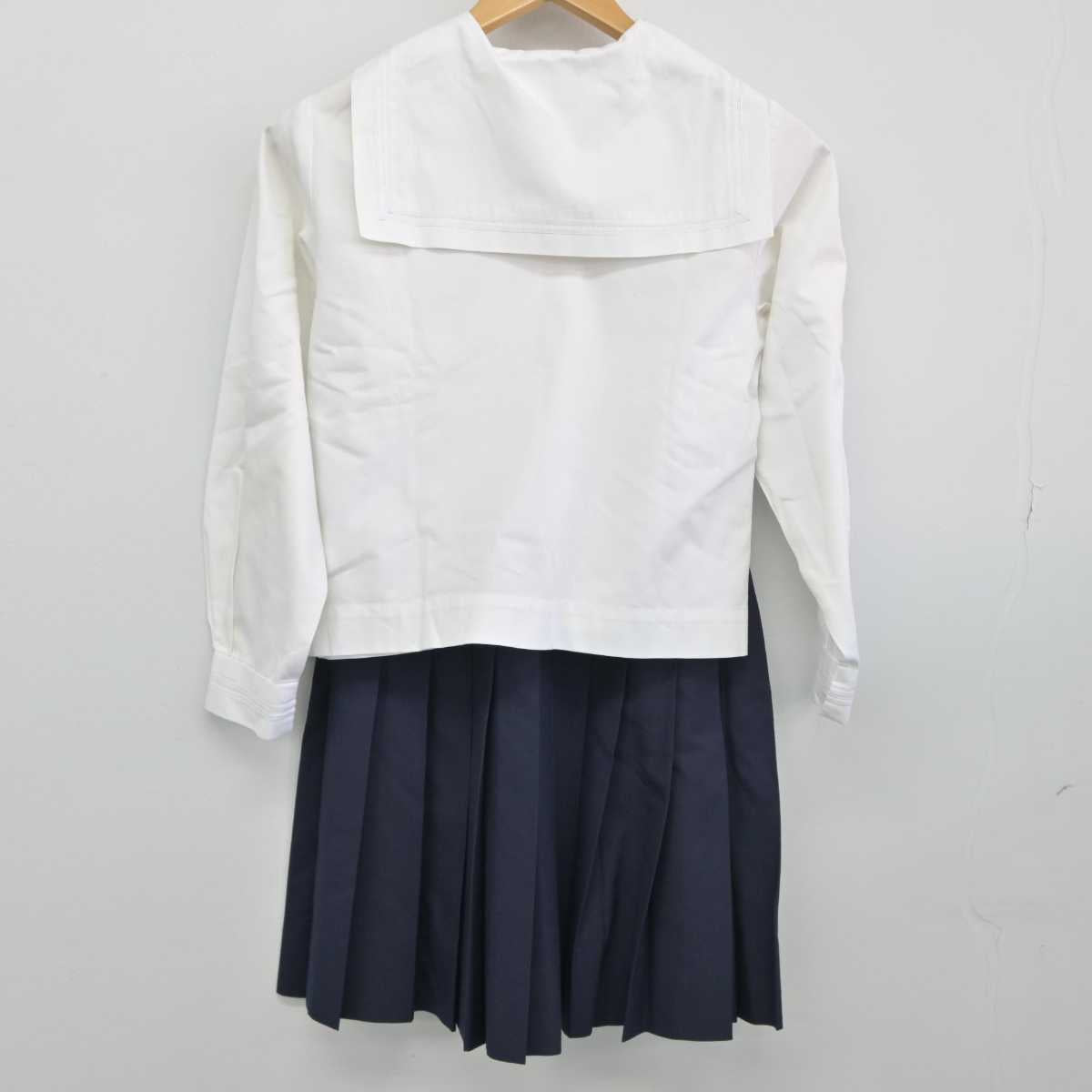 【中古】山口県 山口中央高等学校 女子制服 2点（セーラー服・スカート）sf032872