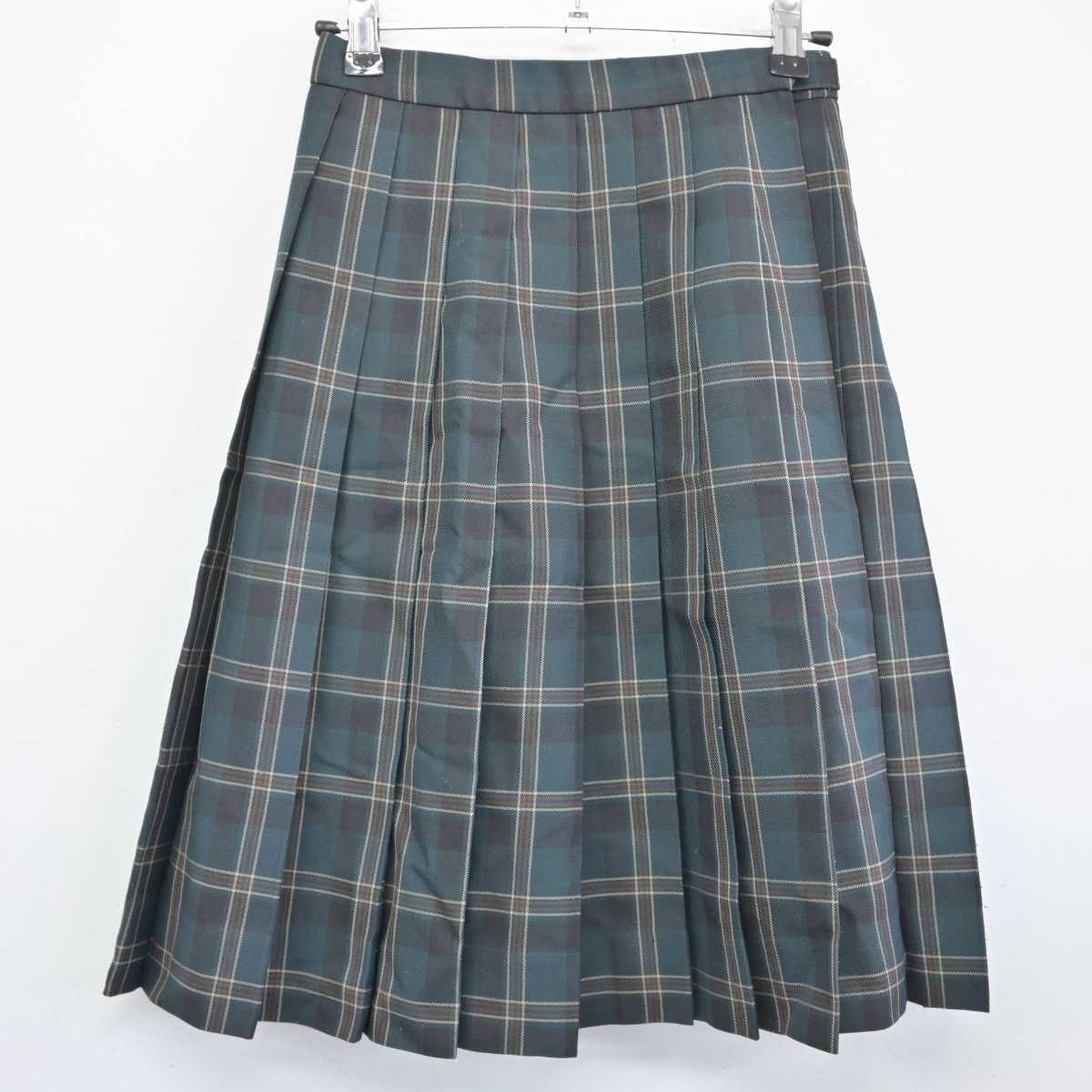 【中古】兵庫県 三田西陵高等学校 女子制服 4点（ブレザー・ニット・シャツ・スカート）sf032873