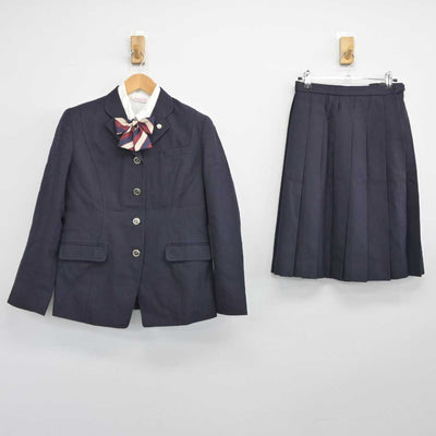 【中古】兵庫県 三田松聖高等学校 女子制服 4点（ブレザー・シャツ・スカート）sf032876