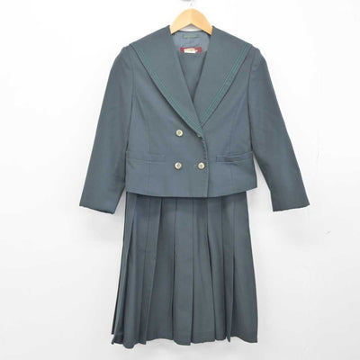 【中古】北海道 上ノ国中学校 女子制服 2点（セーラー服・スカート）sf032884