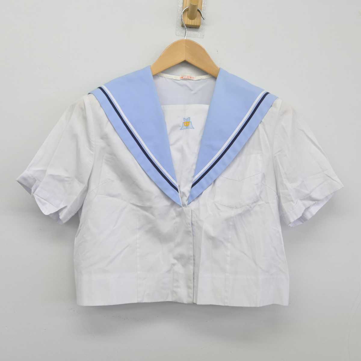 【中古】千葉県 貝塚中学校 女子制服 1点（セーラー服）sf032892