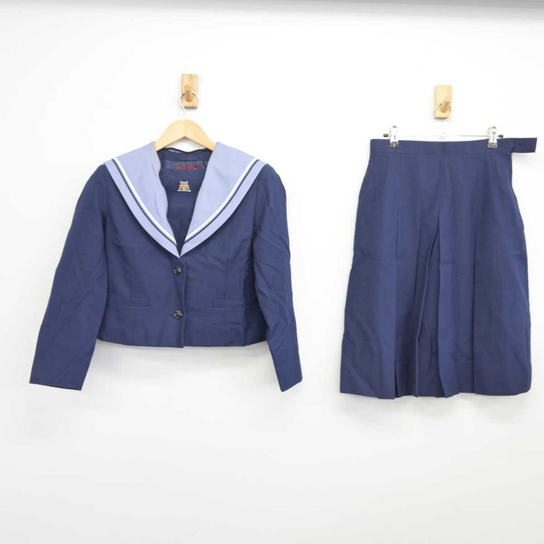 中古】千葉県 貝塚中学校 女子制服 3点(セーラー服・スカート 中古】千葉県 貝塚中学校 女子制服 3点(セーラー服・スカート
