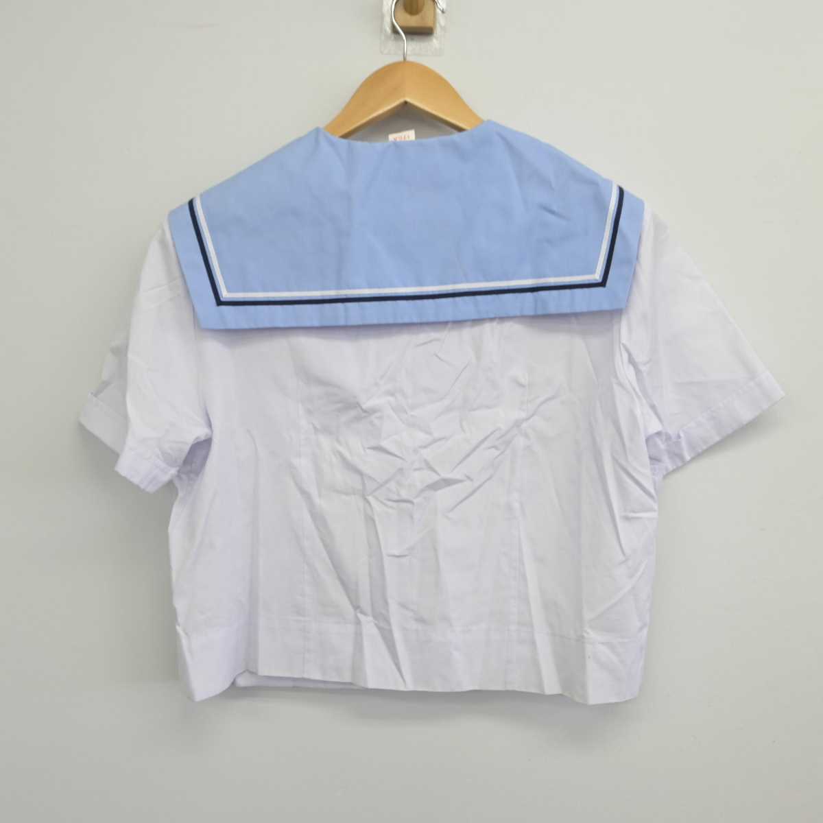 【中古】千葉県 貝塚中学校 女子制服 2点（セーラー服・スカート）sf032895