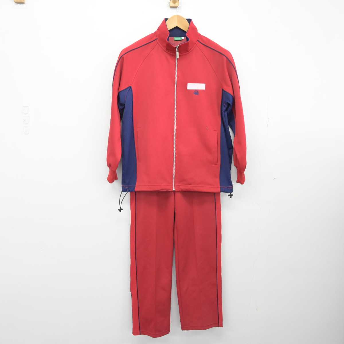 【中古】大阪府 四條畷学園高等学校 女子制服 2点（ジャージ 上・ジャージ 下）sf032903