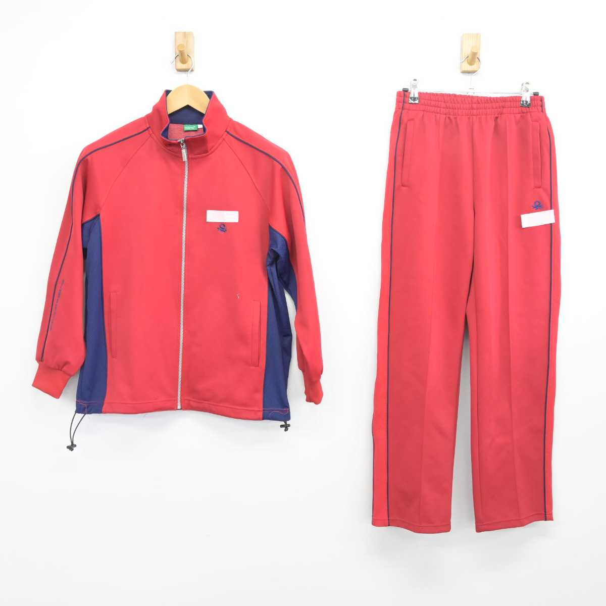 【中古】大阪府 四條畷学園高等学校 女子制服 2点（ジャージ 上・ジャージ 下）sf032903