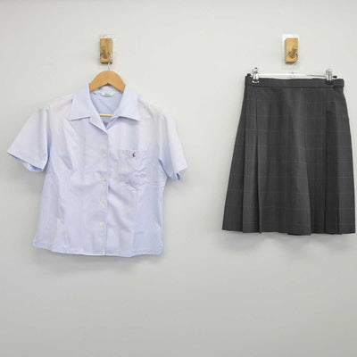 【中古】奈良県 香芝高等学校 女子制服 3点（シャツ・スカート）sf032925