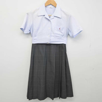 【中古】奈良県 香芝高等学校 女子制服 3点（シャツ・スカート）sf032926