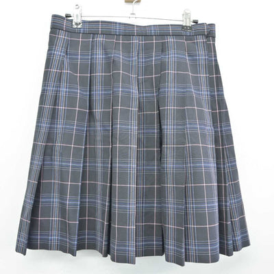 【中古】神奈川県 柏木学園高等学校 女子制服 2点（ニットベスト・スカート）sf032934