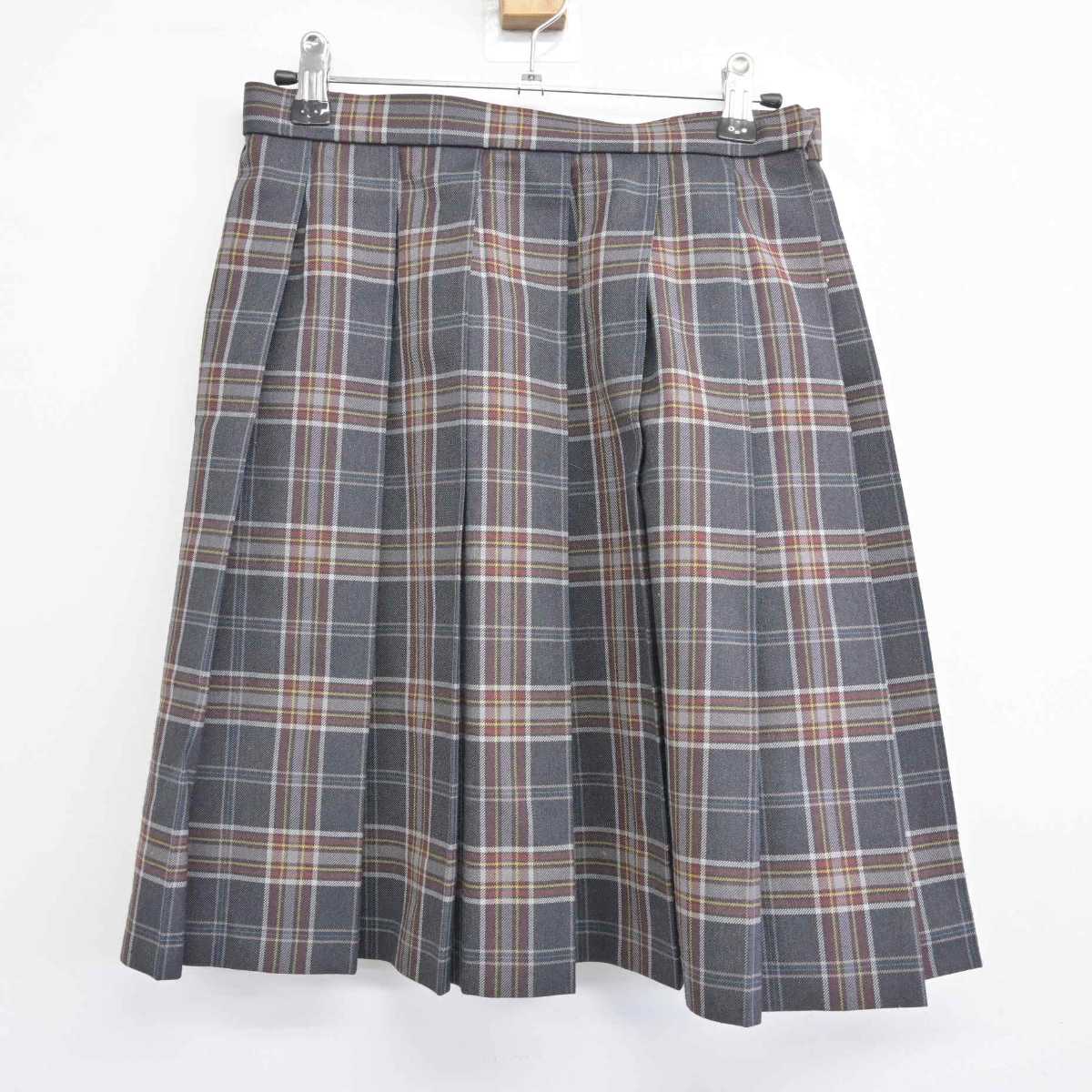 【中古】神奈川県 麻布大学附属高等学校 女子制服 2点（スカート・スカート）sf032936