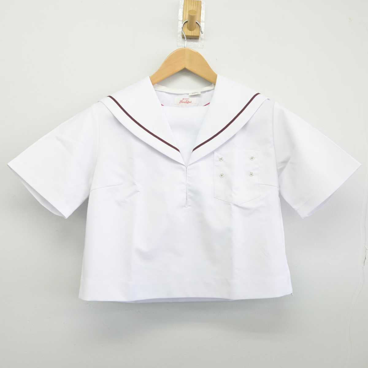 【中古】愛知県 梅坪台中学校 女子制服 3点（セーラー服）sf032946