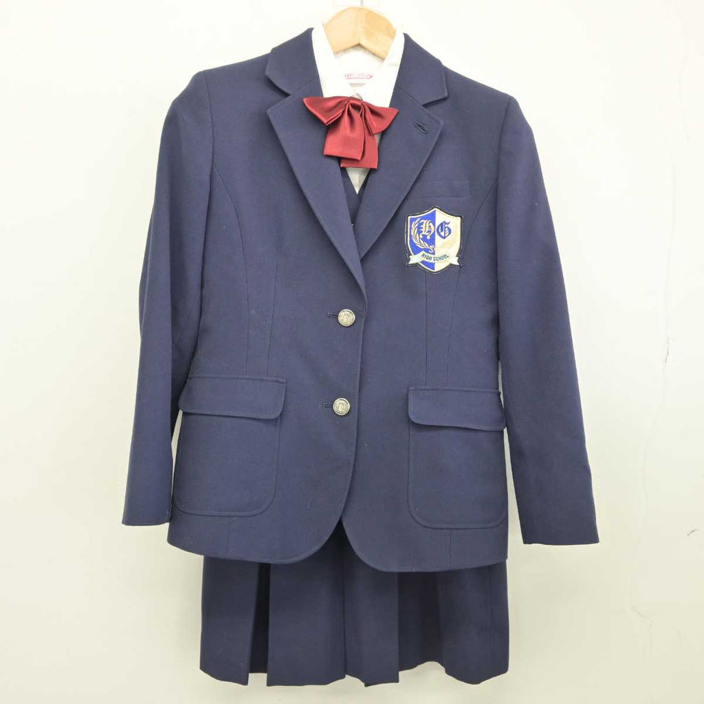 【売上】神奈川 平塚学園高等学校 女子制服 5点 sf002147 学生服