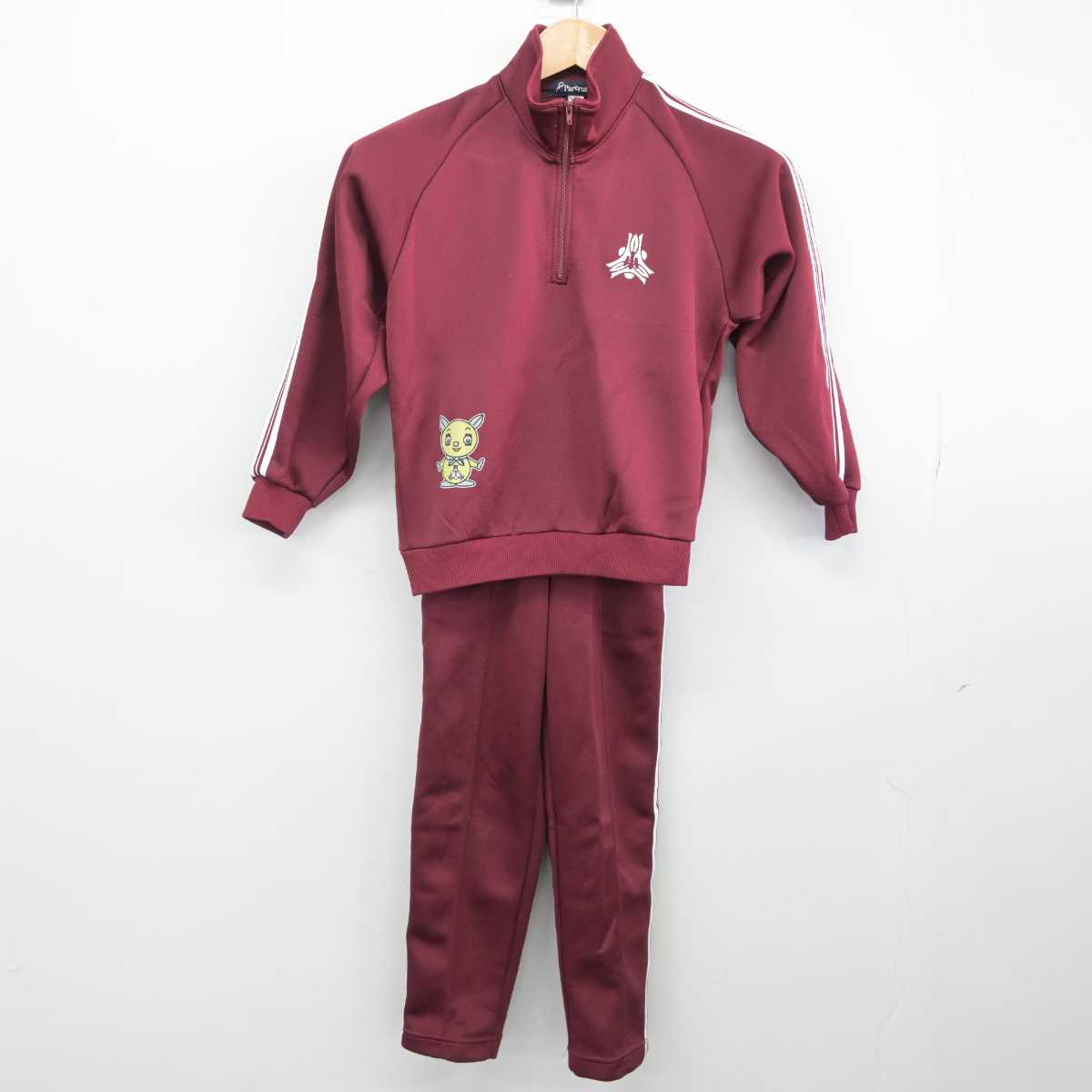 【中古】高知県 高知小学校 女子制服 2点（ジャージ 上・ジャージ 下）sf032955