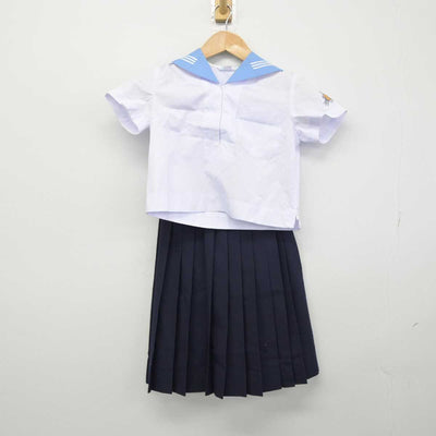 【中古】高知県 高知小学校 女子制服 2点（セーラー服・スカート）sf032959